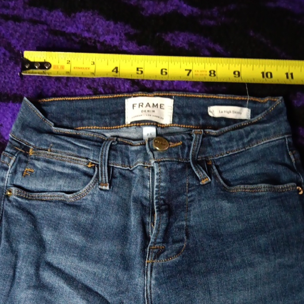 Frame Denim Women's High Rise Dark Blue Jeans